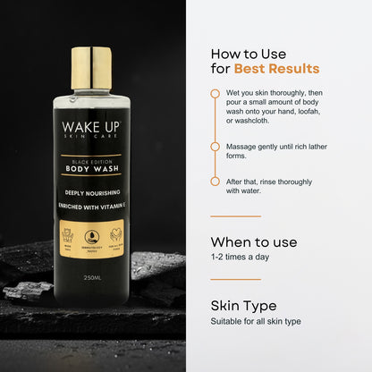 Black Edition Body Wash -250ml
