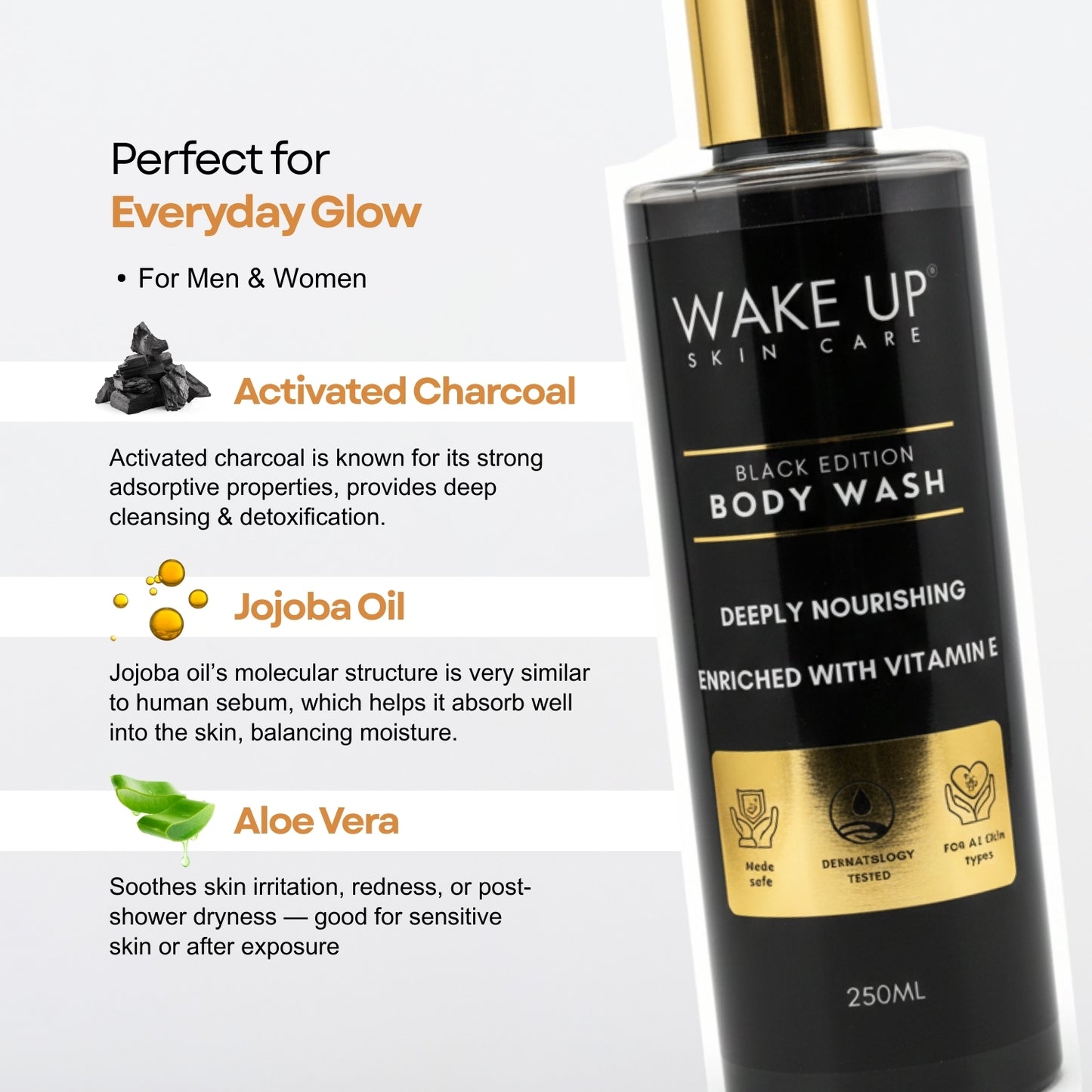 Black Edition Body Wash -250ml